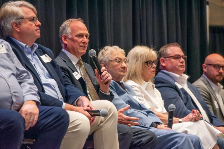 Rep. Craig Snow and other Northeast Indiana delegates at the 2025 Legislative Wrap-Up