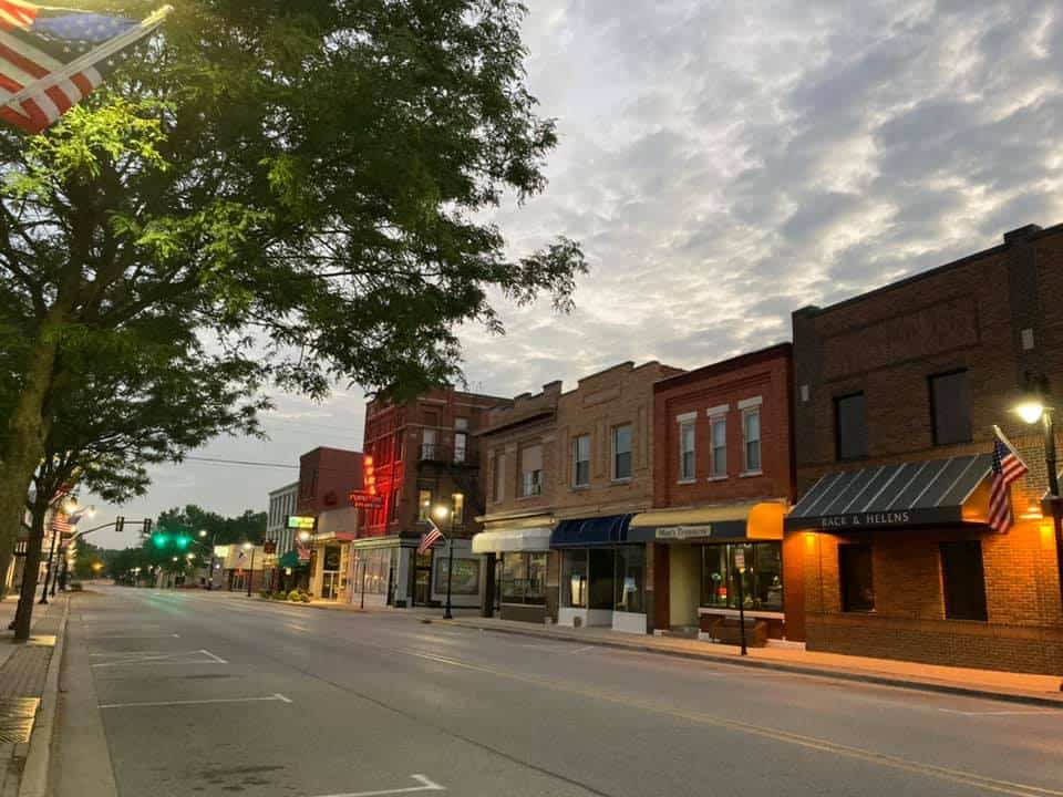 Broadway Street in New Haven Indiana