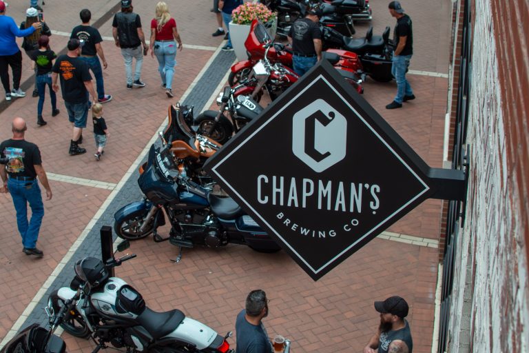 Exterior Signage at Chapman's Brewing Company at Electric Works