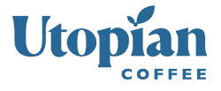 Utopian Coffee logo.