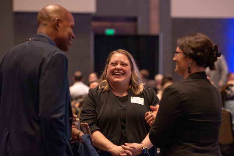 Attendees networking at the 2024 GFW Inc. Economic Development Summit