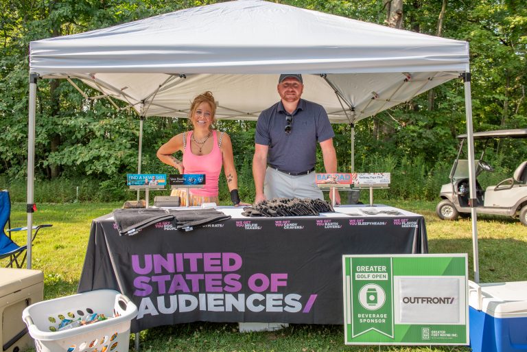 Networking hole sponsor at the 2024 GFW Inc. Greater Golf Open