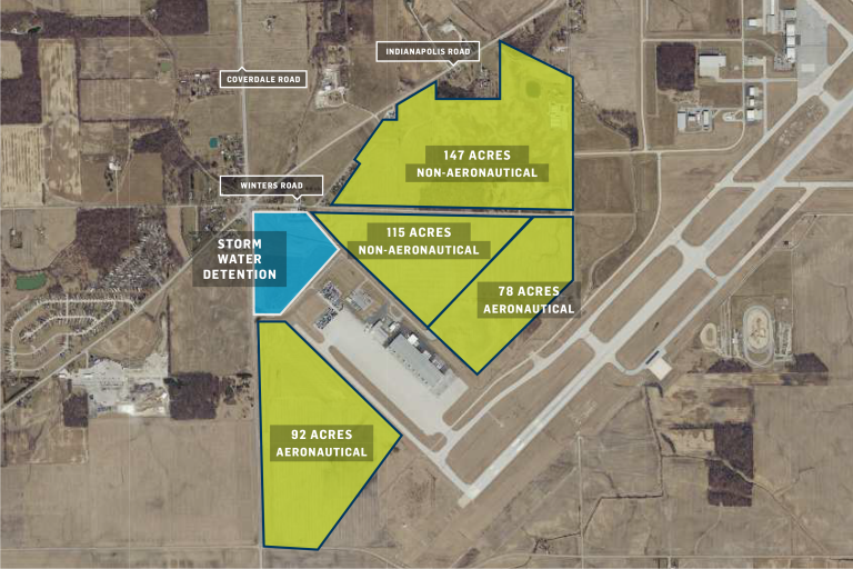 Available property map of FWA Air Trade Center
