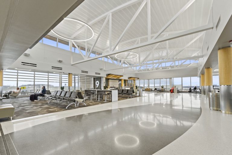 Interior of Fort Wayne International Airport - East Terminal