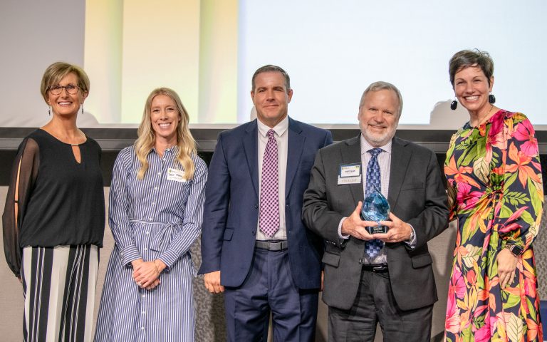Fort Wayne Metals receiving the GFW Inc. 2025 Business Excellence Award