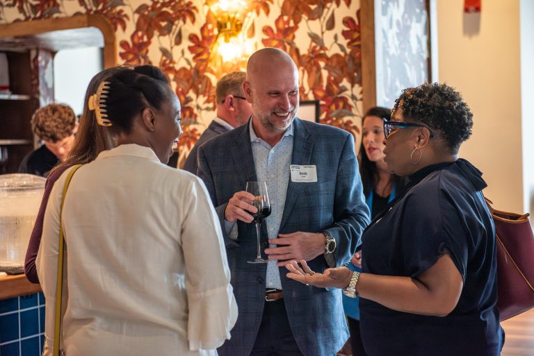 Attendees at an Onboard Fort Wayne C-Suite Social