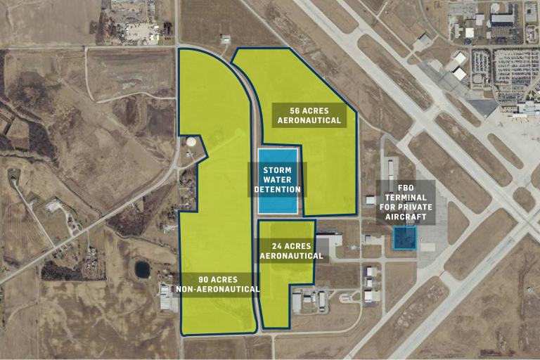Available property map of FWA West Aero Park