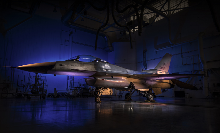 jet at the 122nd fighter wing